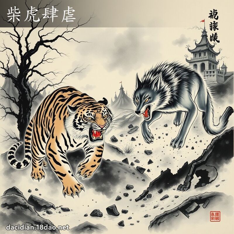 柴虎肆虐 配图