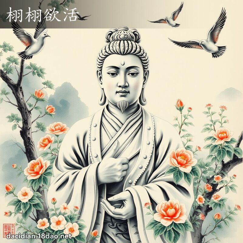 栩栩欲活 配图