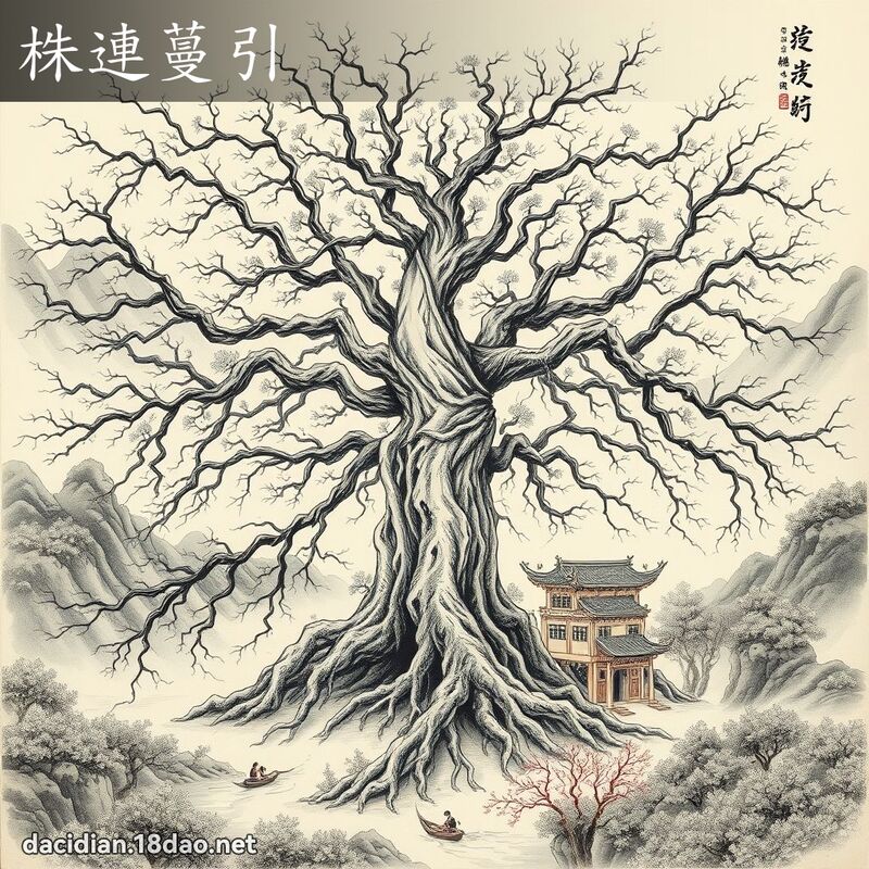 株连蔓引 配图