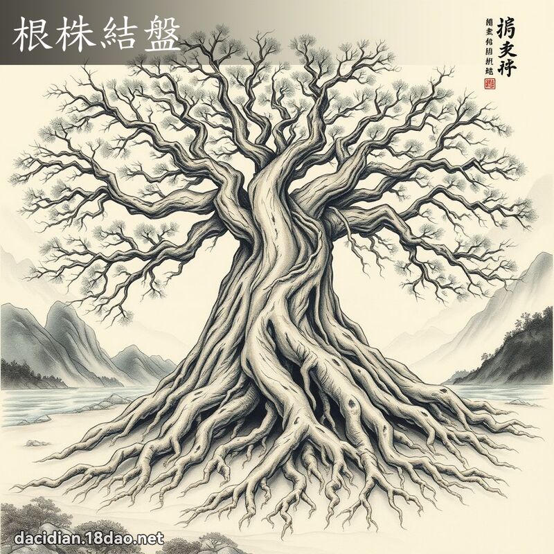 根株结盘 配图