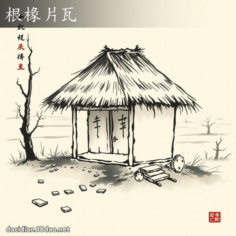 根椽片瓦 配图