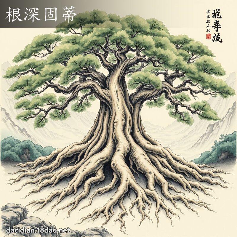 根深固蒂 配图
