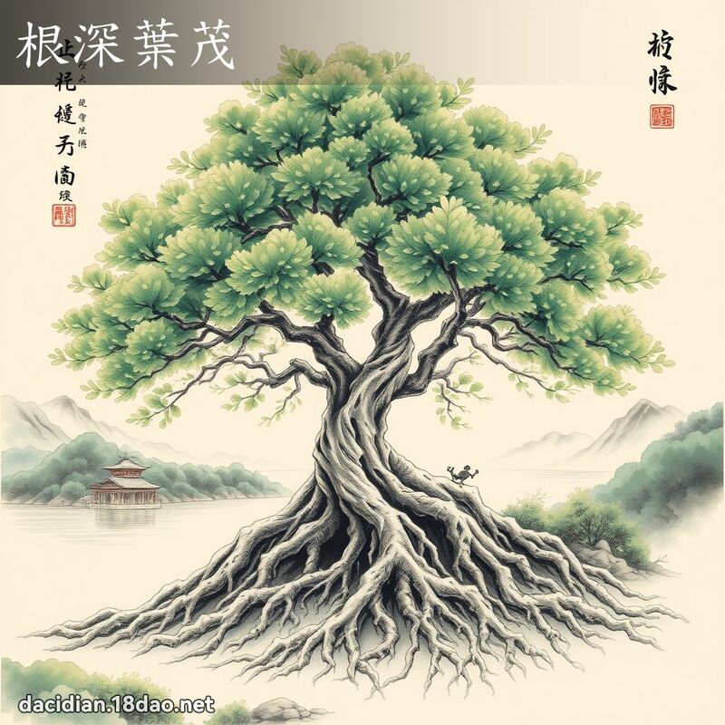 根深叶茂 配图