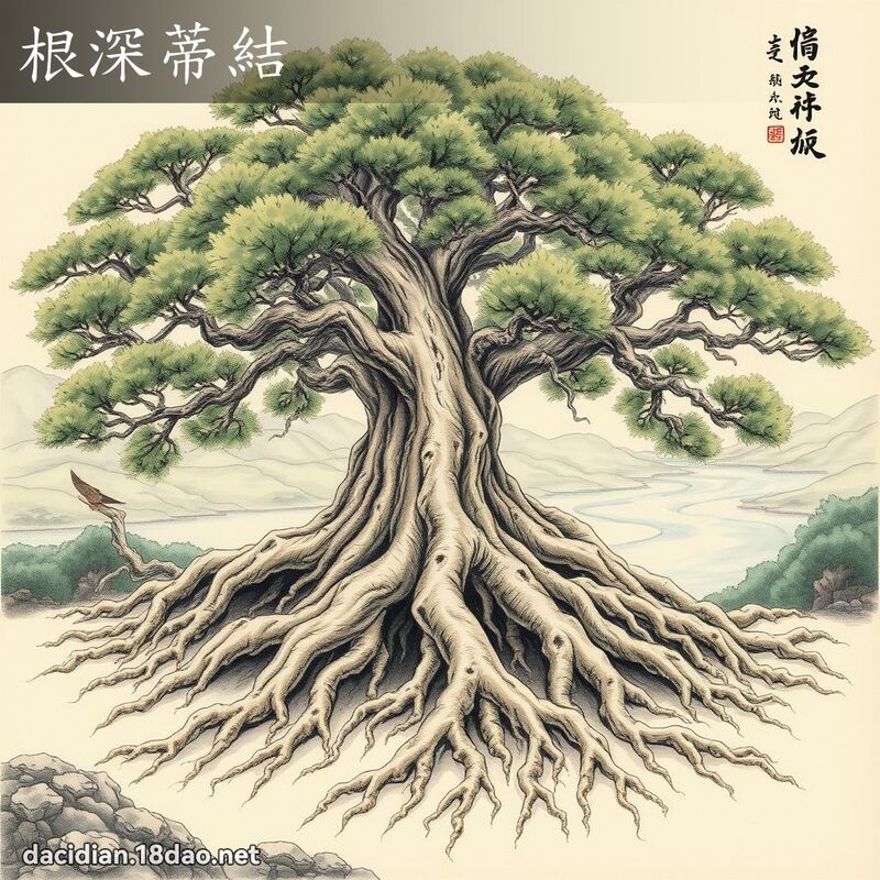 根深蒂结 配图