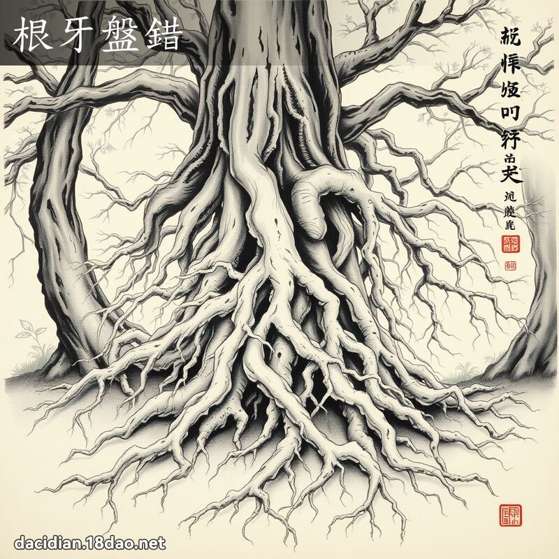 根牙盘错 配图