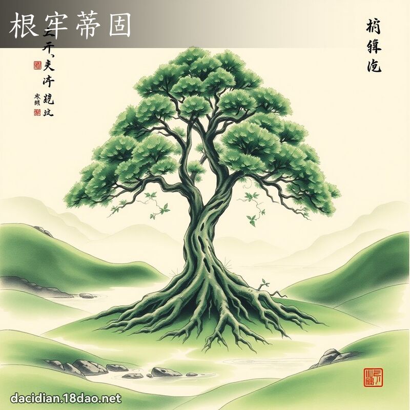 根牢蒂固 配图