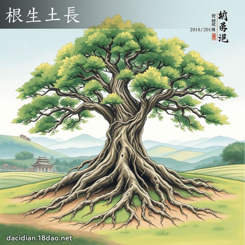 根生土长 配图