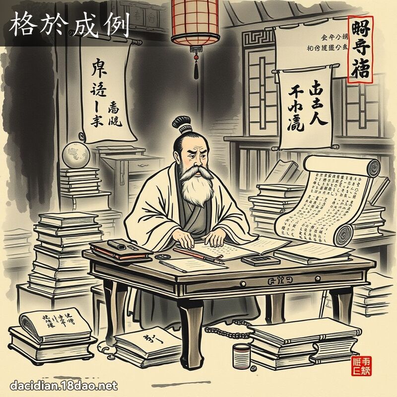 格於成例 配图