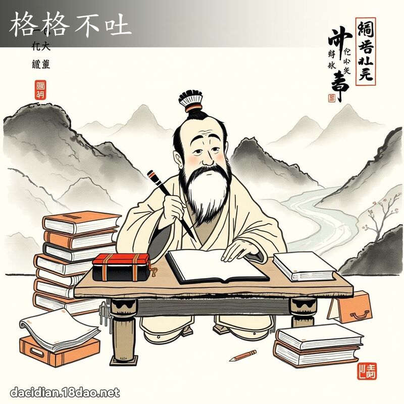 格格不吐 配图
