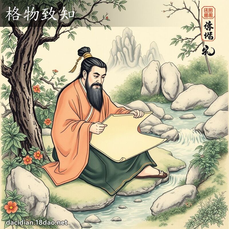 格物致知 配图