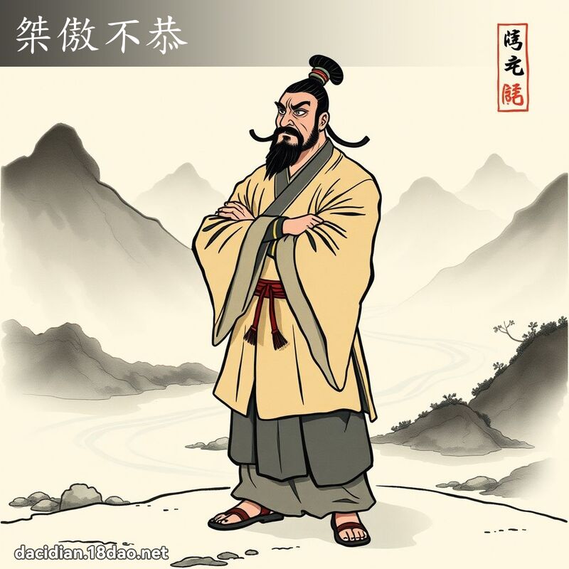 桀傲不恭 配图