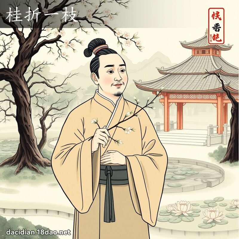 桂折一枝 配图