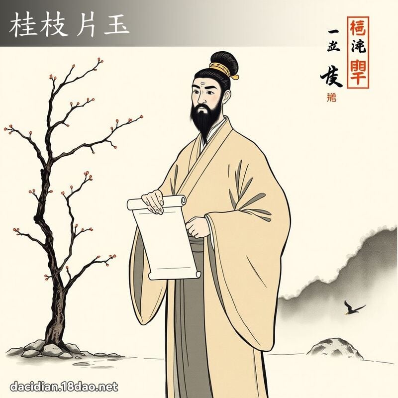 桂枝片玉 配图