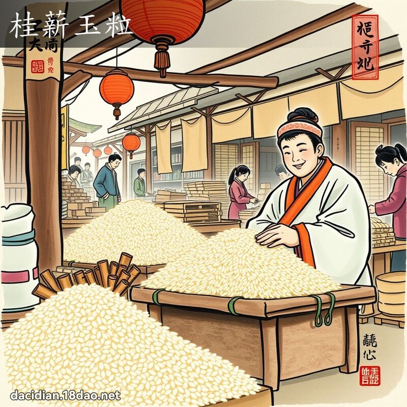 桂薪玉粒 配图