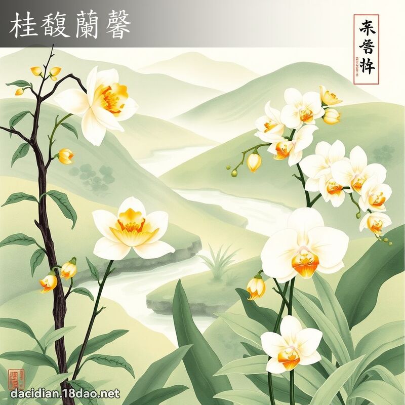桂馥兰馨 配图
