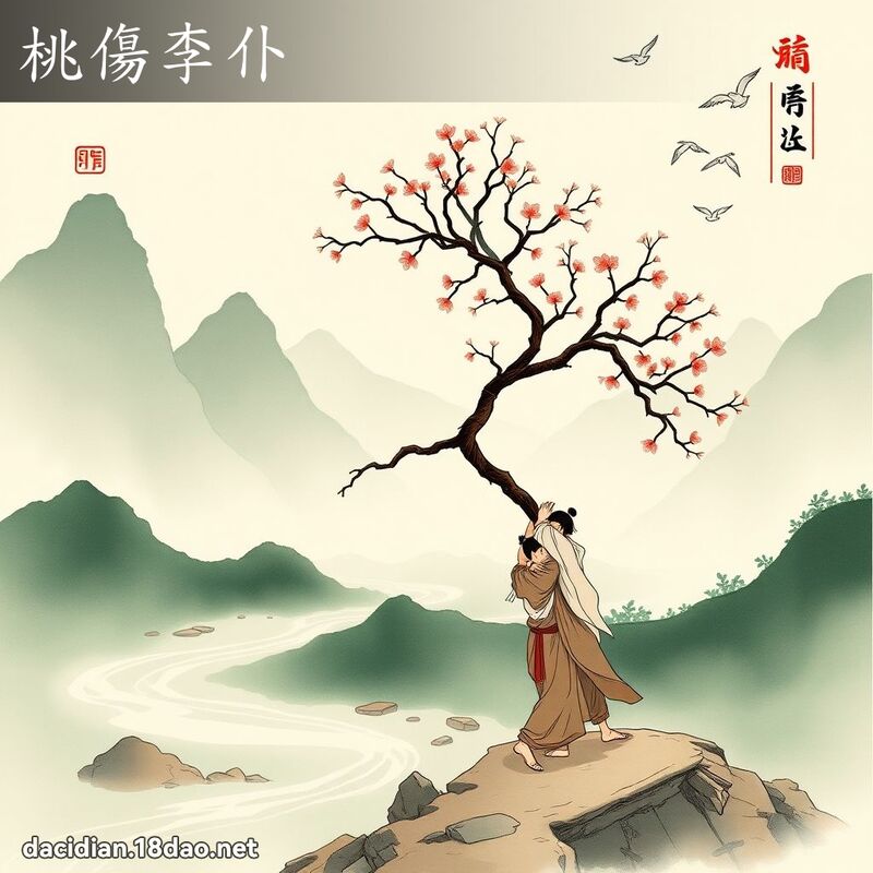 桃伤李仆 配图