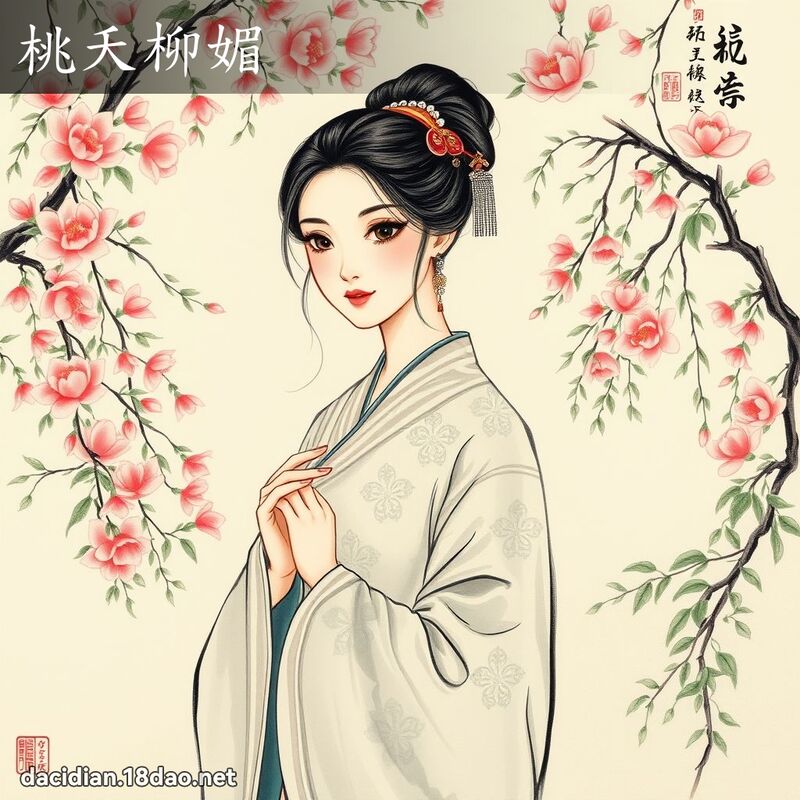 桃夭柳媚 配图