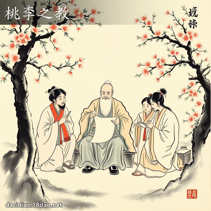 桃李之教 配图