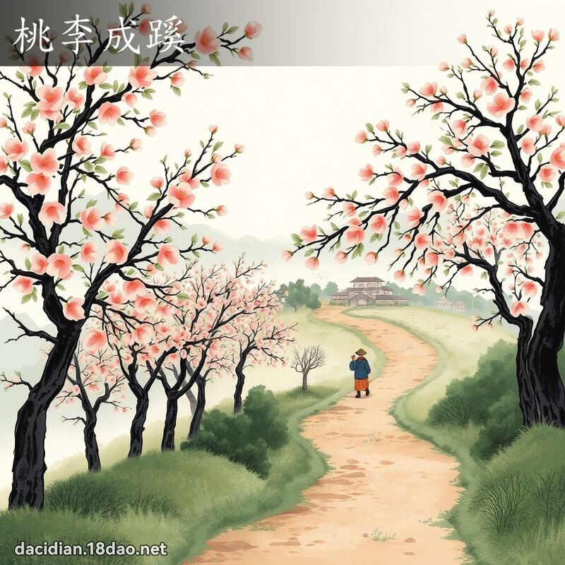 桃李成蹊 配图