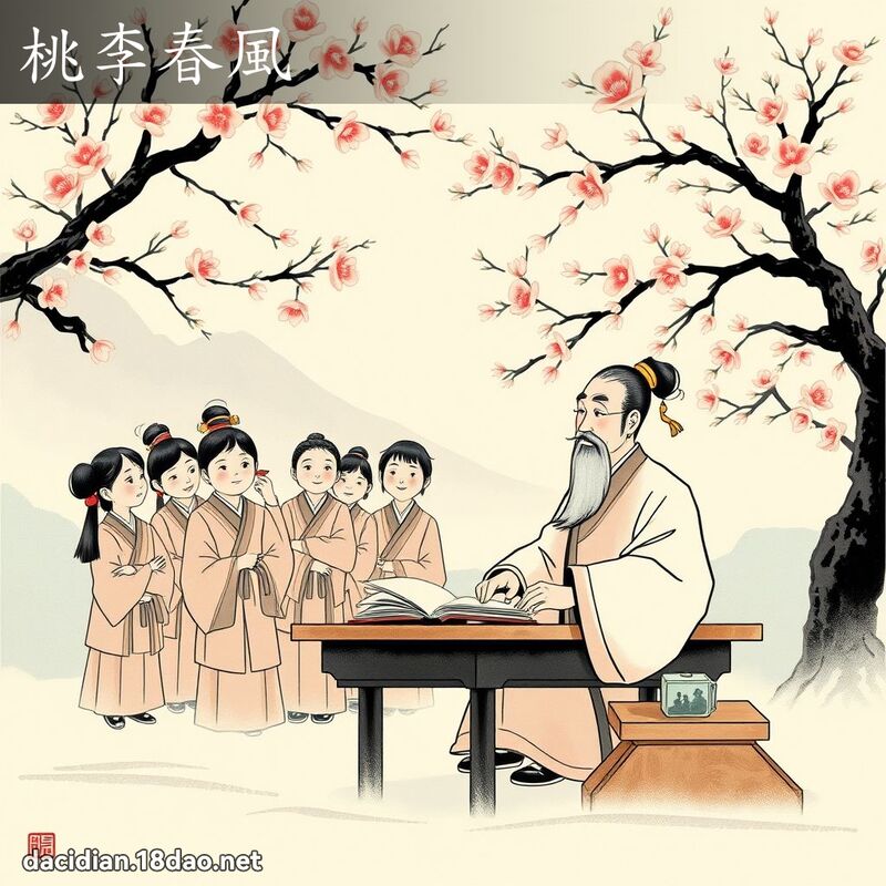 桃李春风 配图