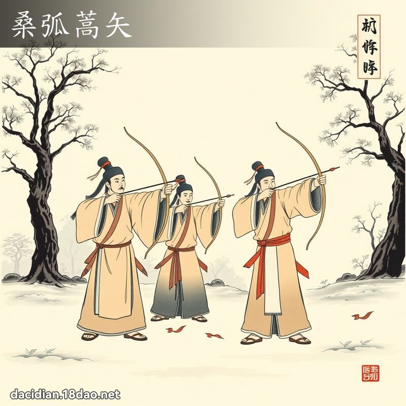 桑弧蒿矢 配图