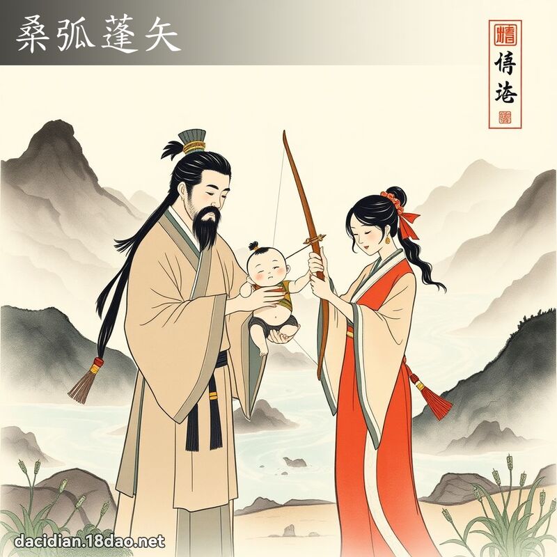 桑弧蓬矢 配图