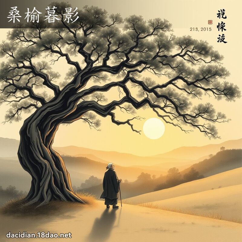 桑榆暮影 配图