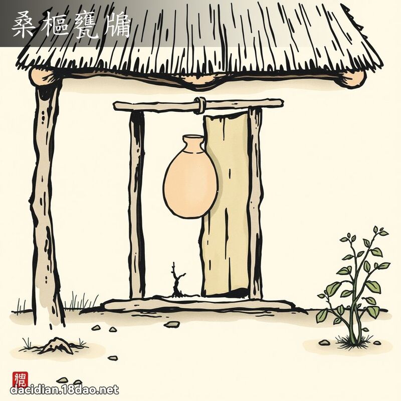 桑枢瓮牖 配图