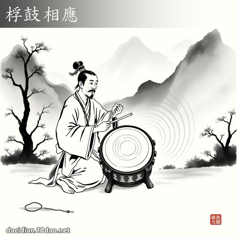 桴鼓相应 配图