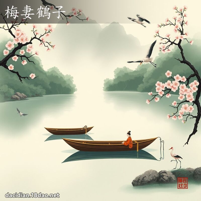梅妻鹤子 配图