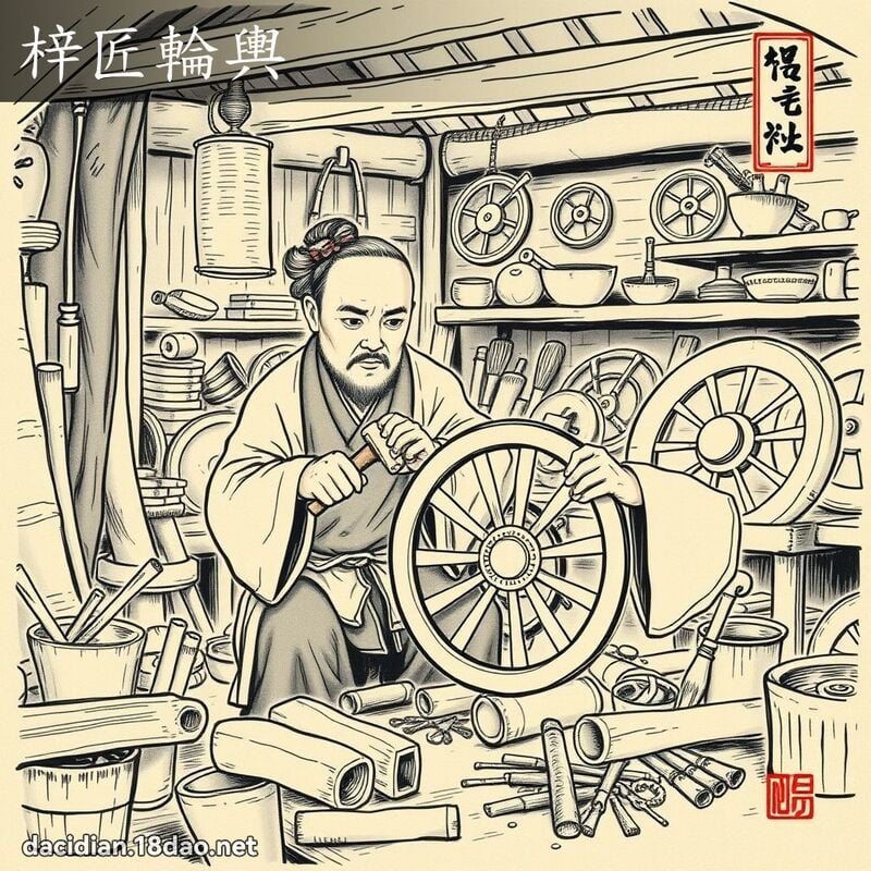 梓匠轮舆 配图