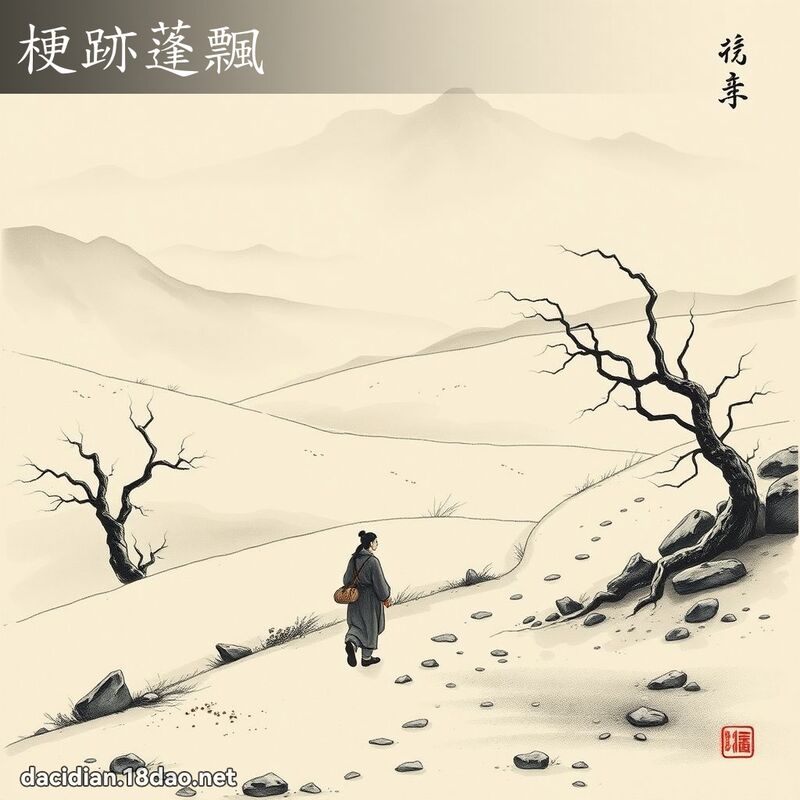 梗跡蓬飘 配图