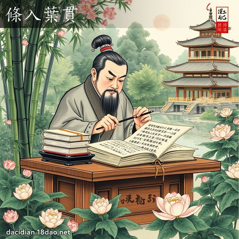 条入叶贯 配图