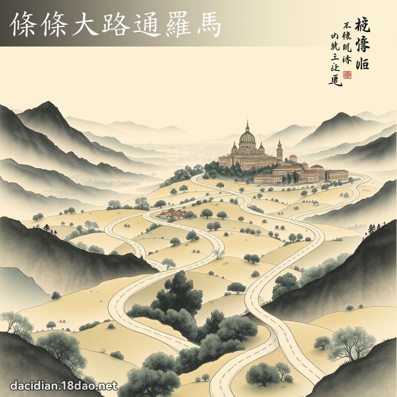 条条大路通罗马 配图