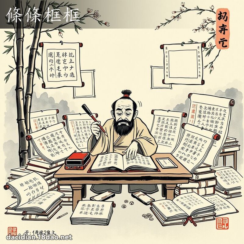 条条框框 配图