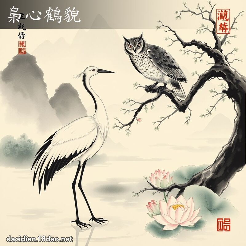 梟心鹤貌 配图