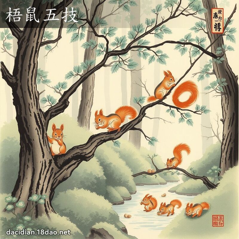 梧鼠五技 配图