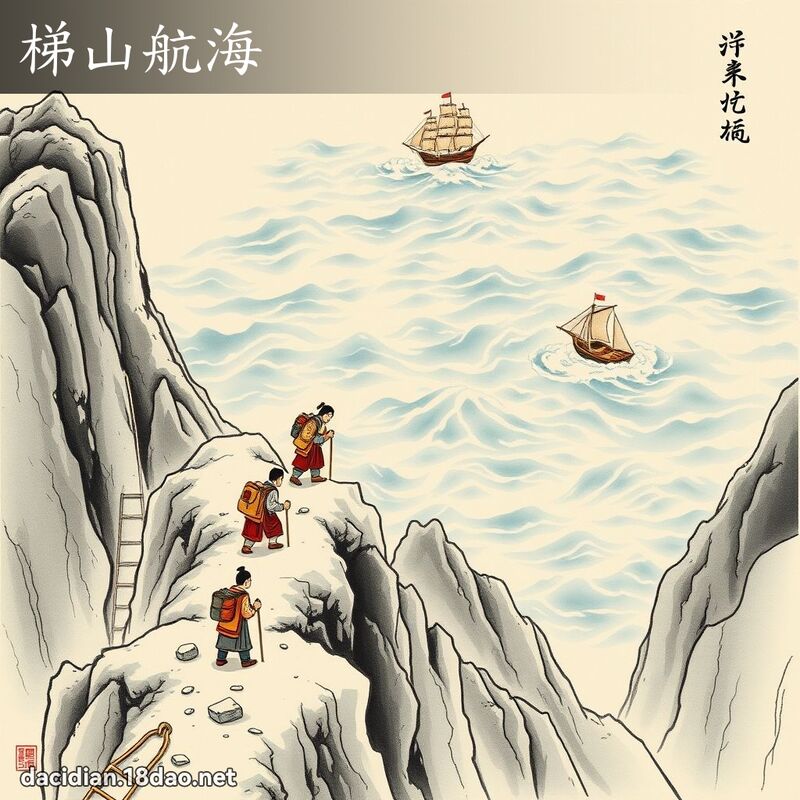 梯山航海 配图