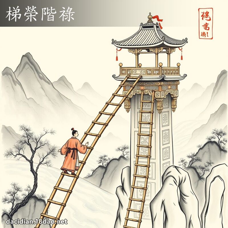 梯荣阶禄 配图