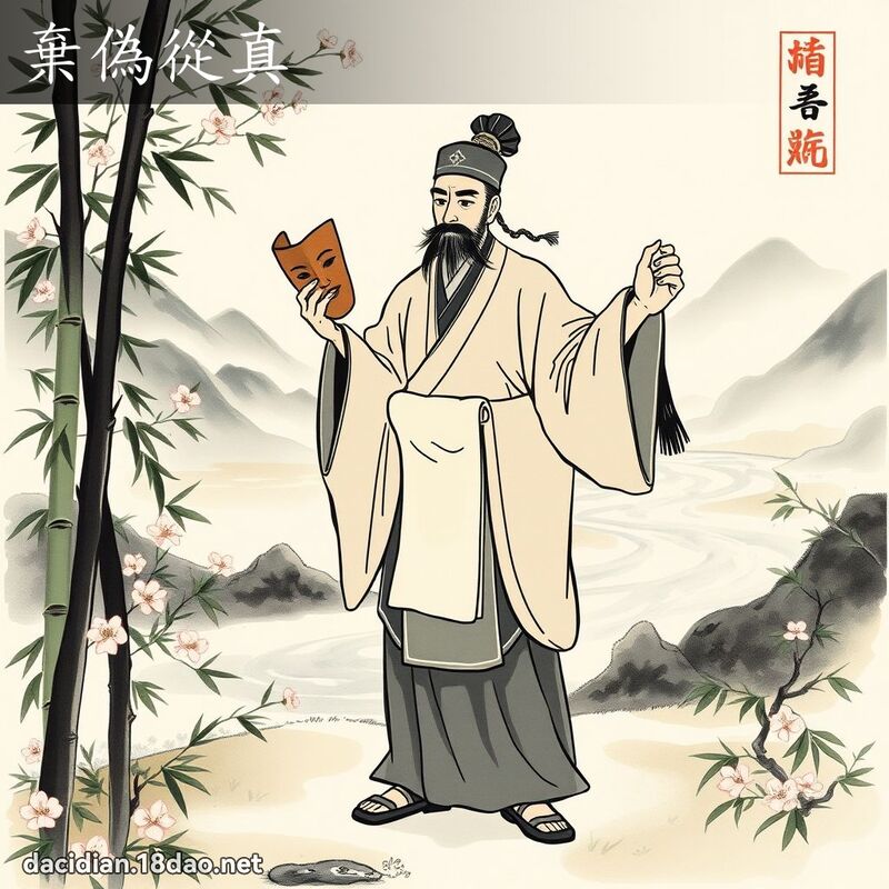 弃偽从真 配图