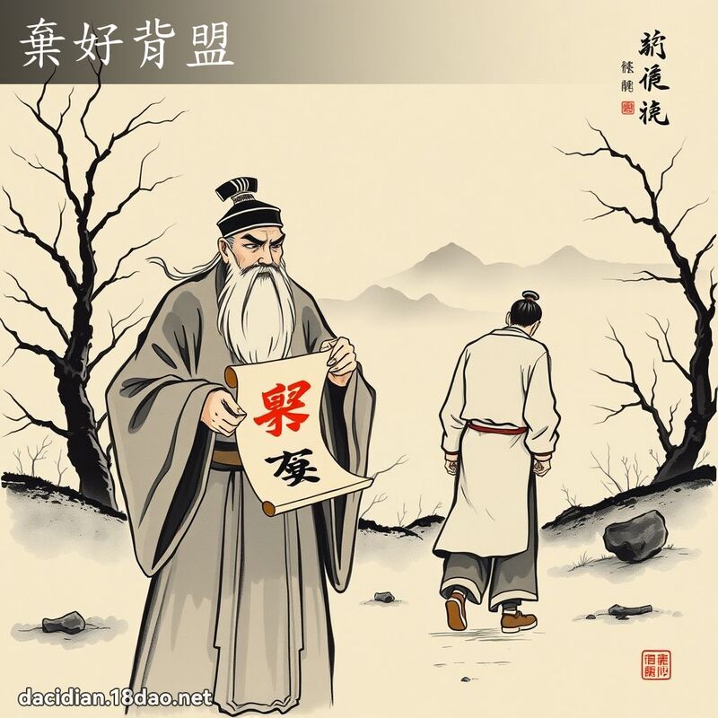 弃好背盟 配图