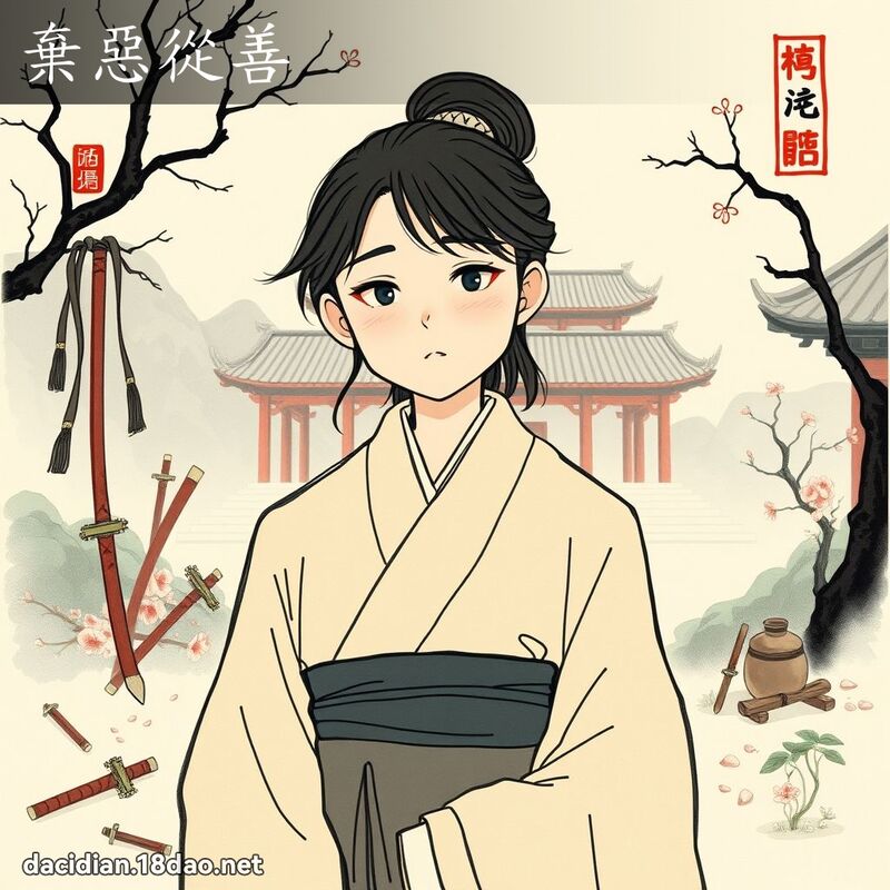 弃恶从善 配图