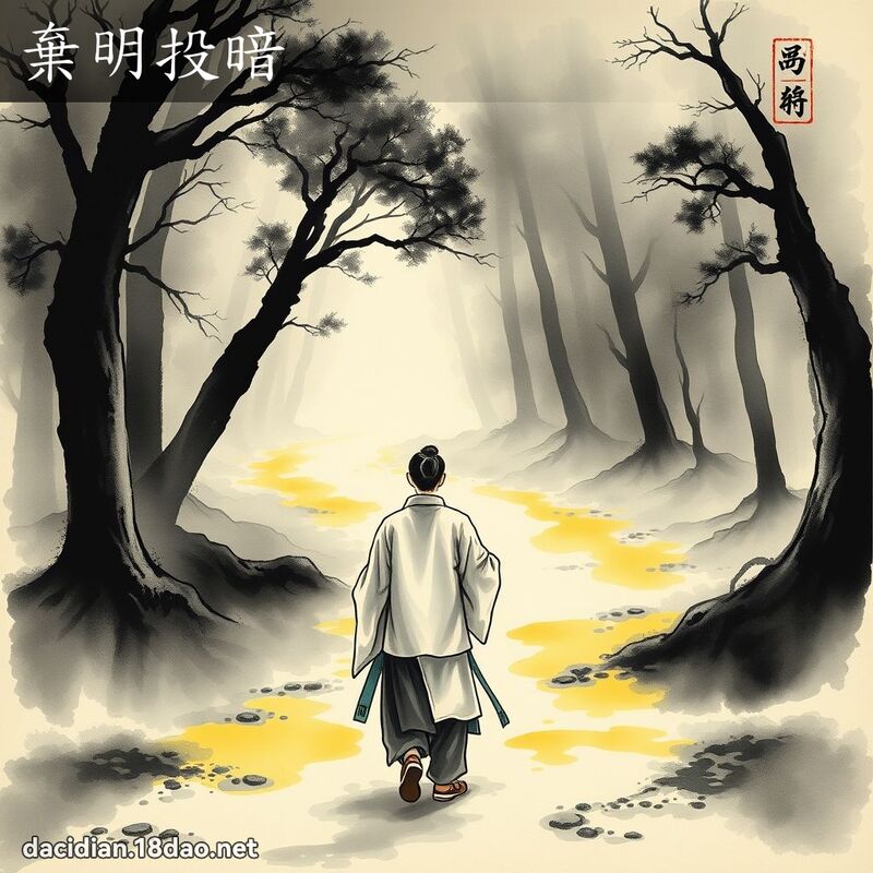 弃明投暗 配图