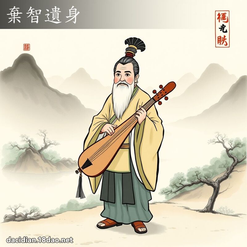 弃智遗身 配图