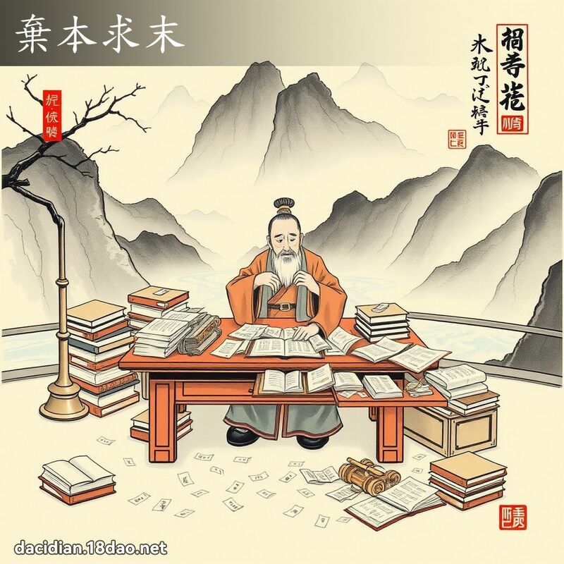 弃本求末 配图