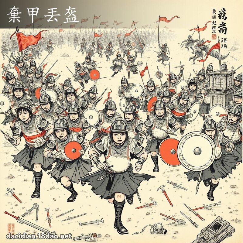 弃甲丟盔 配图