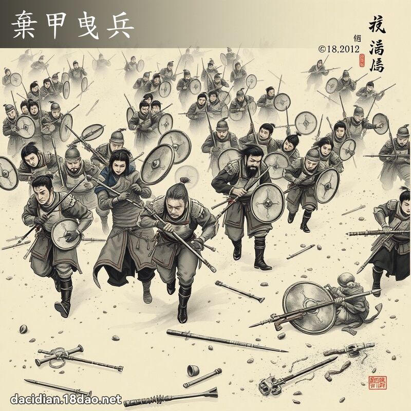 弃甲曳兵 配图