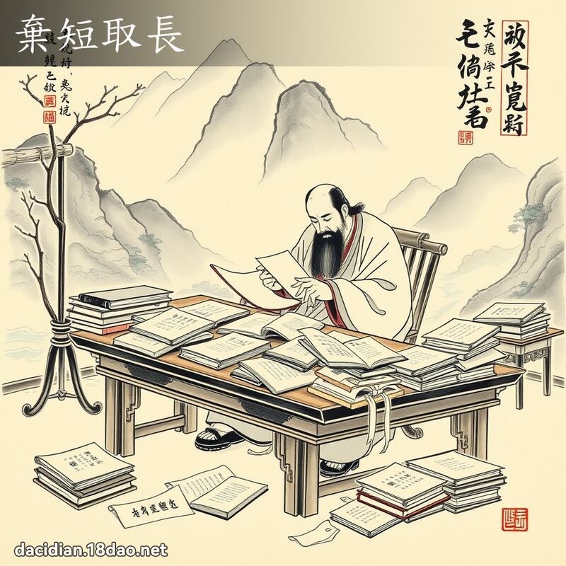 弃短取长 配图