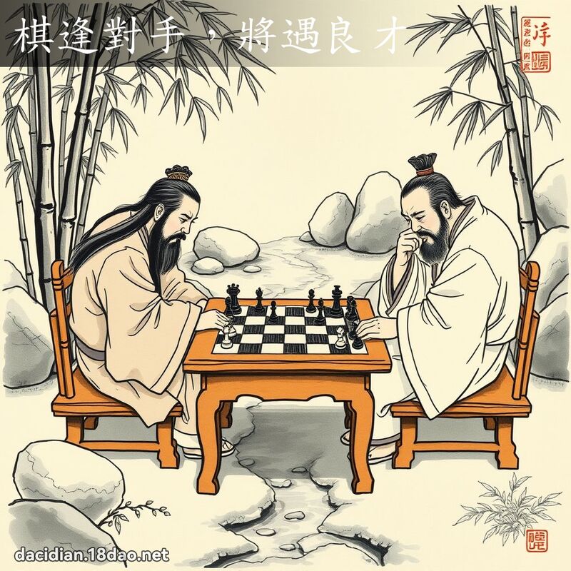 棋逢对手,將遇良才 配图