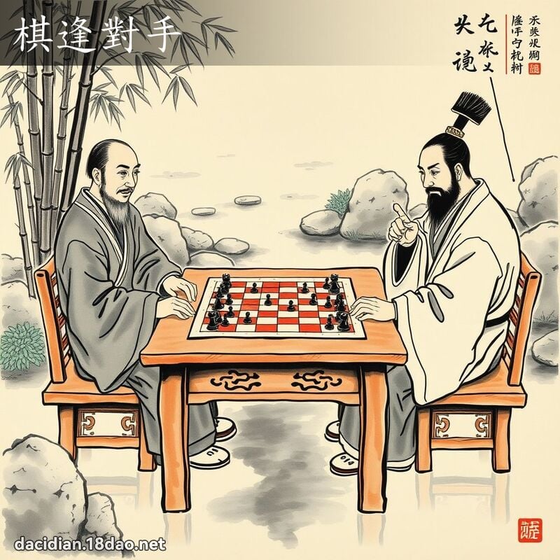 棋逢对手 配图